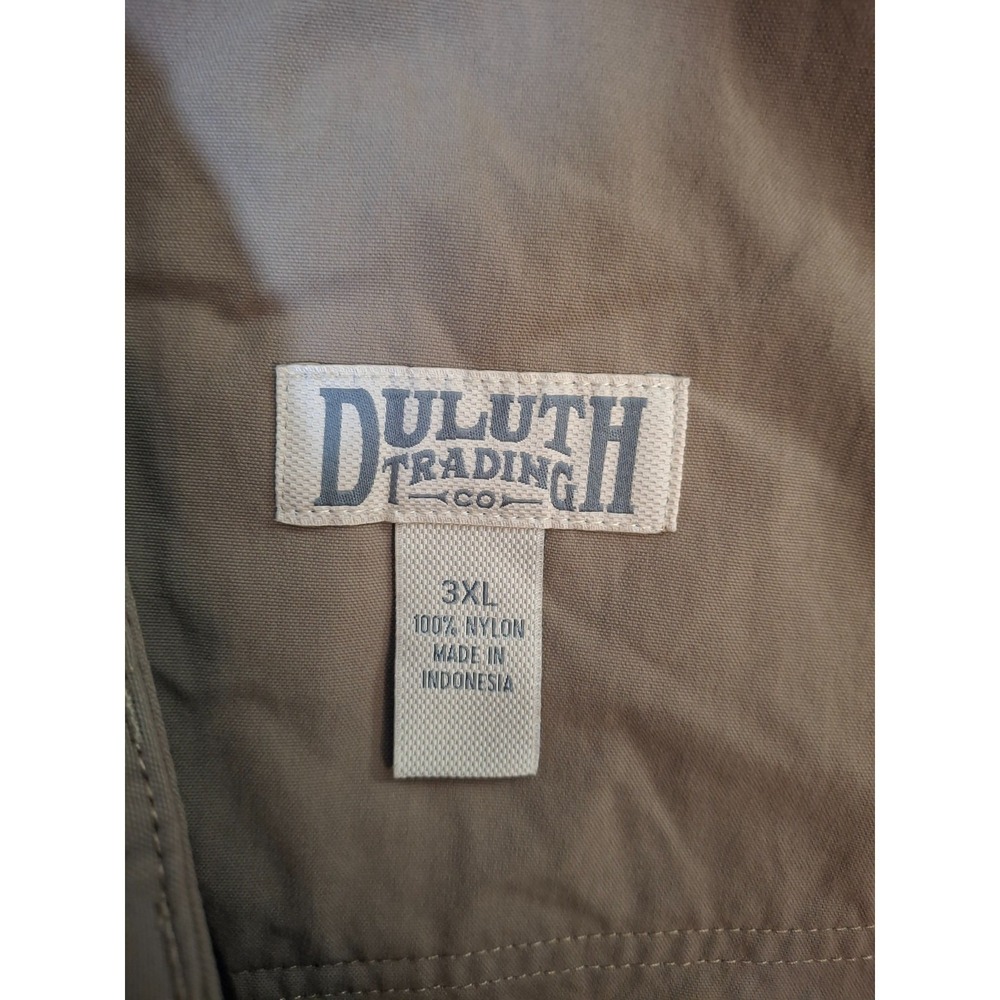 Duluth Trading Dry on the Fly Cargo Shorts Men's 3XL Brown Nylon 9" Inseam - Picture 3 of 9